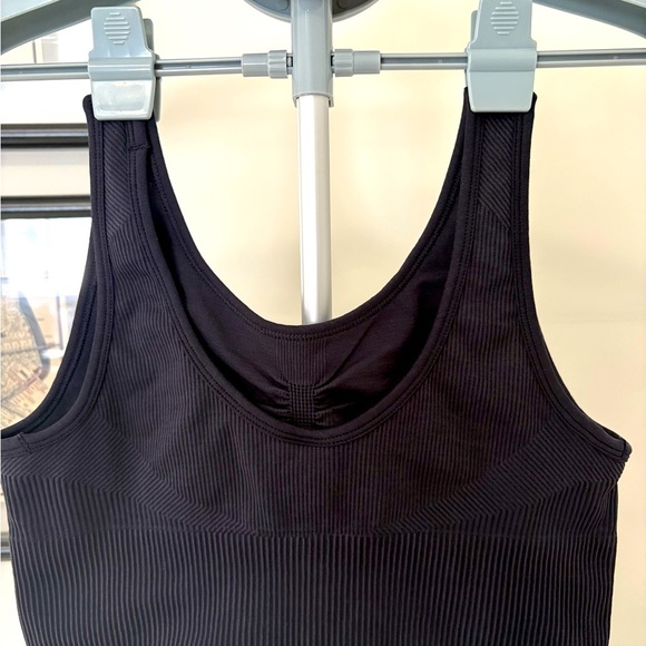 JoyLab Black Ribbed Sports Bra, Size Small - Picture 3 of 5